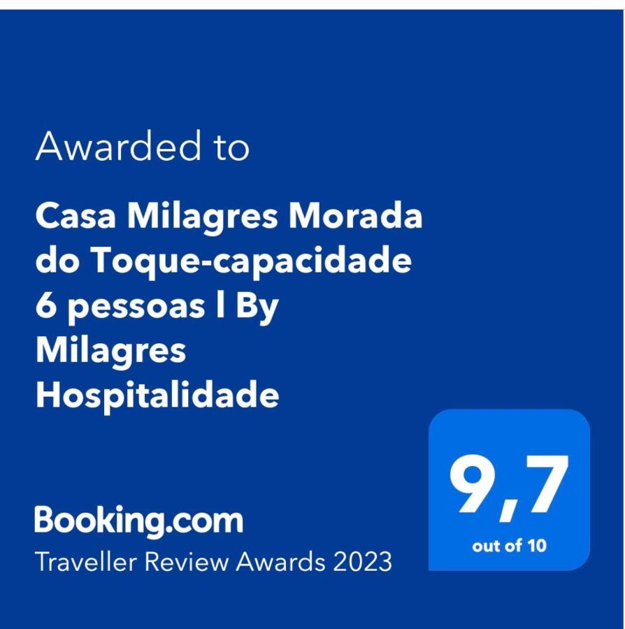 Casa Milagres Morada Do Toque L Premio Travellers Choice 2023 L Acomoda Ate 6 Pessoas (Adults Only) Сан-Мигел-дус-Милагрис Экстерьер фото